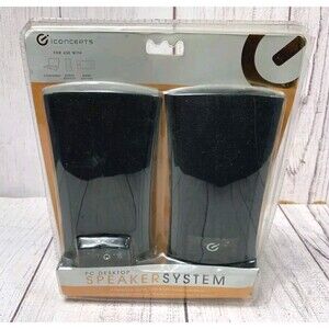 NEW SEALED iConcepts PC Desktop Speaker System- I Concepts 79534n - 021331795342